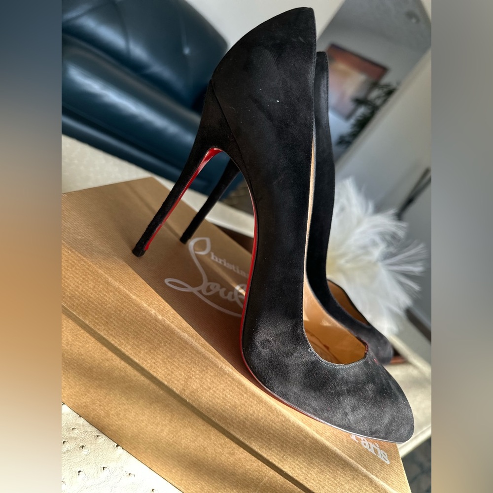Suede Christian Louboutin Pumps - Corneille 100